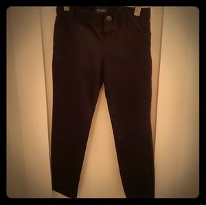 Children's Place Girls Black Jeggings Size 6x/7